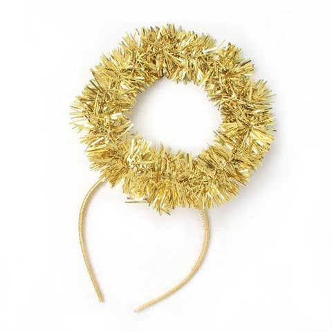 Christmas Tinsel Halo Aliceband