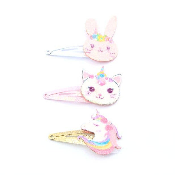 Glitter Animal Hair Slide
