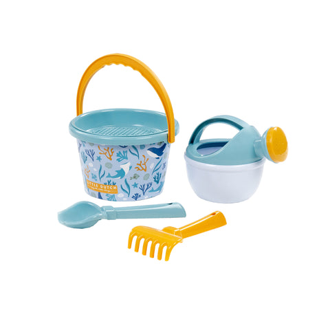 Little Dutch Beach Bucket & Spade Set - Ocean Dreams Blue