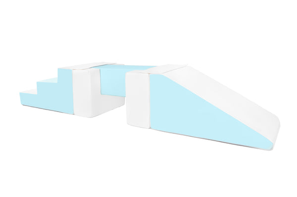Soft Play Slide, Stairs & Beam - 4 Piece Set