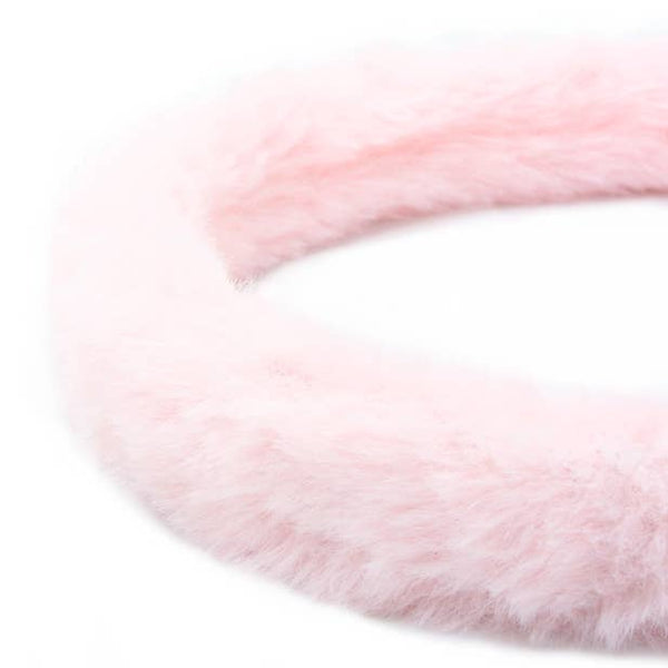 2cm wide faux fur covered aliceband