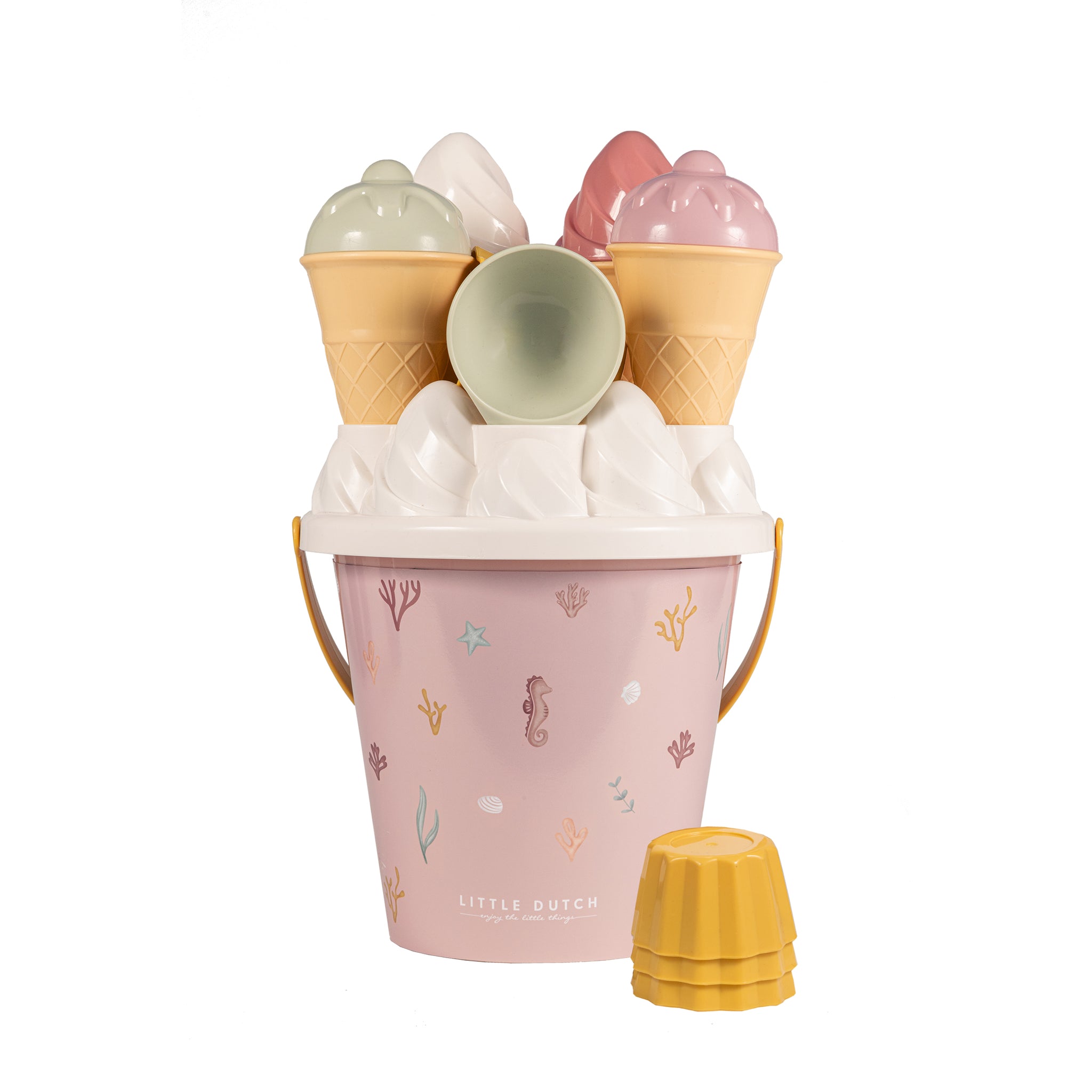 Little Dutch Icecream Bucket Set Pink Panda Pip