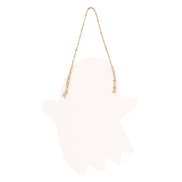 20cm Ghost Shaped Halloween Hanging Sign