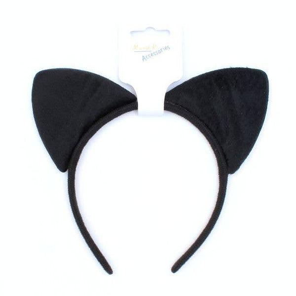 Black Cat Ears Aliceband