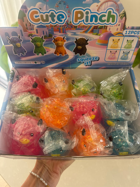 Squishy Maltose Highland Cow Assorted Colours