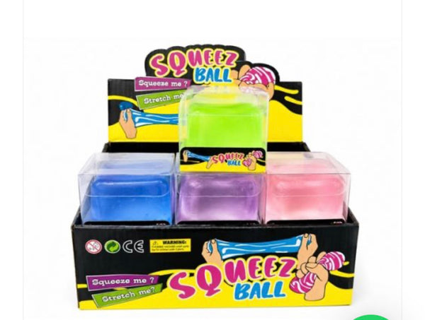 Squishy Ice Cube In Box Assorted Colours
