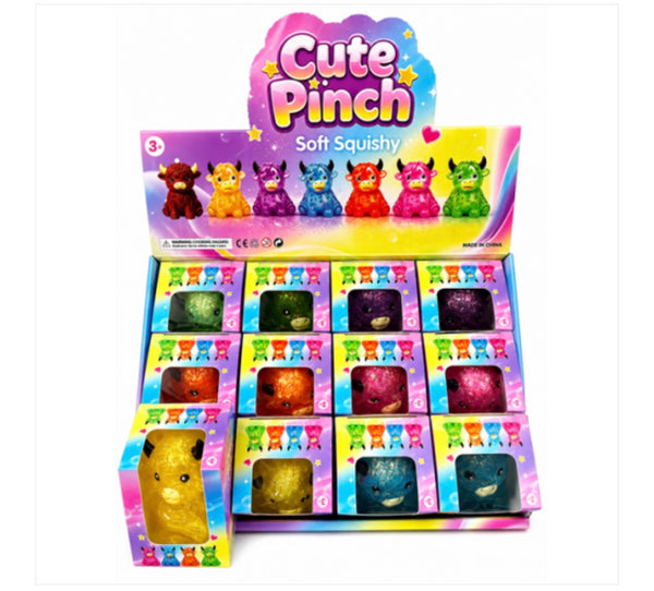 Squishy Maltose Highland Cow Assorted Colours