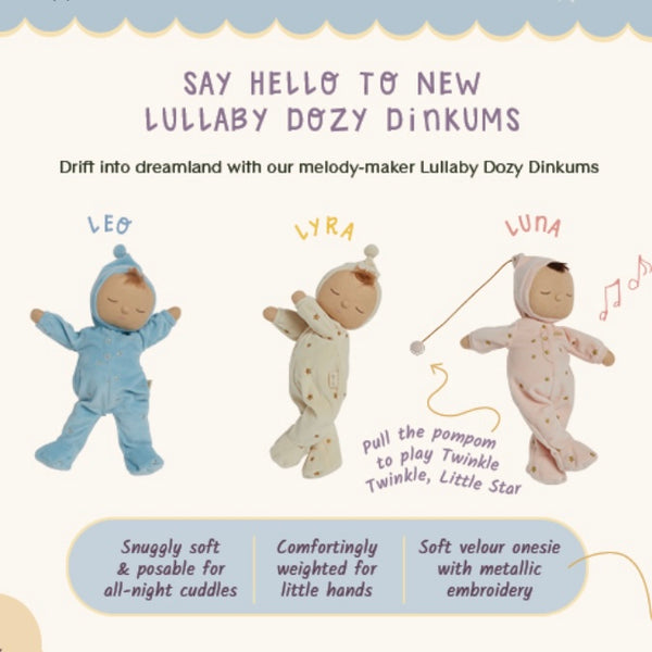 Lullaby Dozy Dinkum Lyra | Buttercream