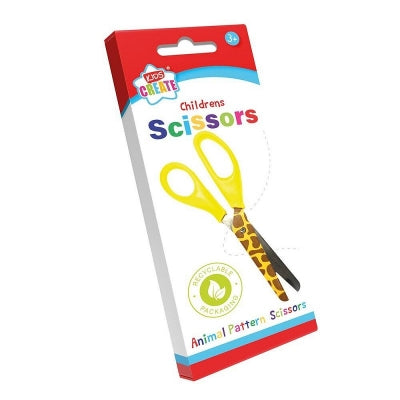 Kids Animal Print Scissors