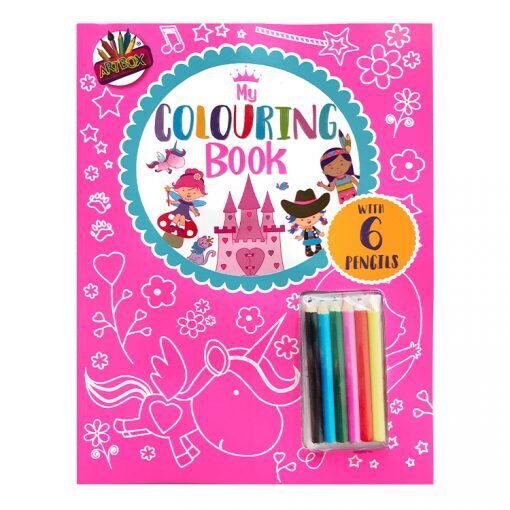 Colouring Book with Pencils