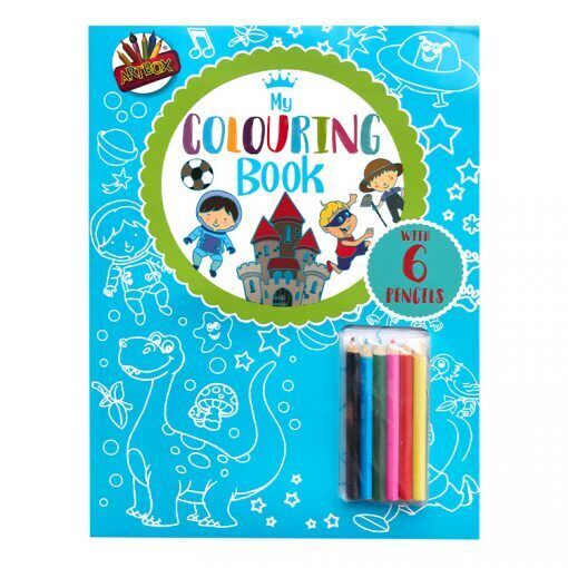 Colouring Book with Pencils