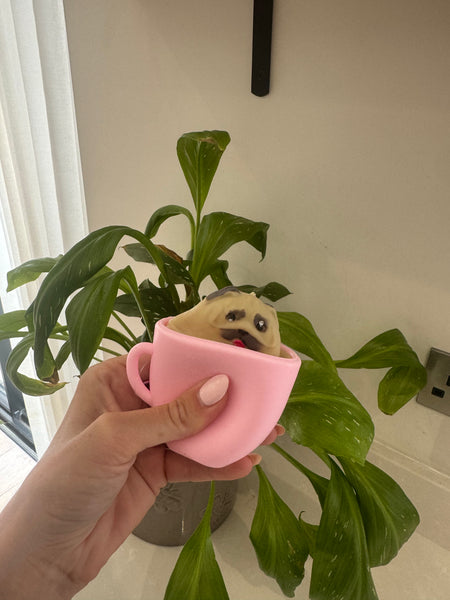Cup Pups Squishy - Pug in a Cup