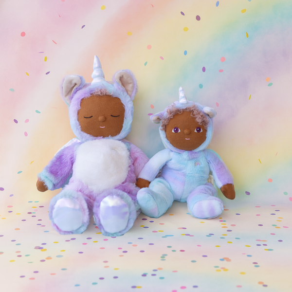 Olli Ella Cozy Dinkum - Rainbow Unicorn Stardust