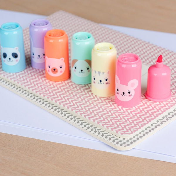 Set of 6 Animal Highlighters