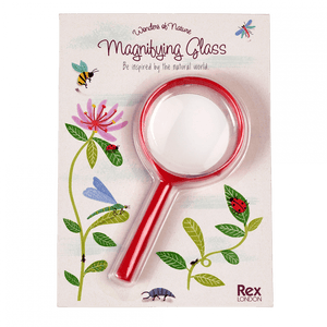 Nature Trail Red Kids Magnifying Glass