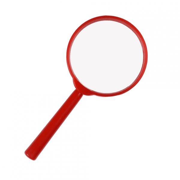 Nature Trail Red Kids Magnifying Glass