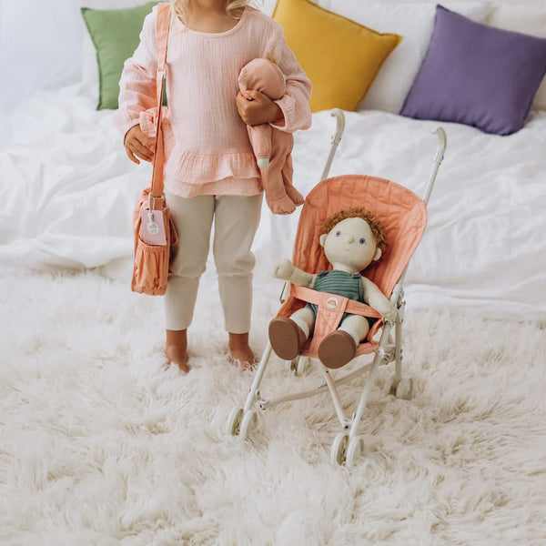 DINKUM DOLLS SOLLIE STROLLER | ROSE