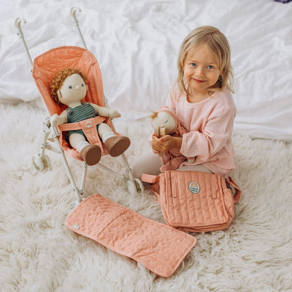 DINKUM DOLLS SOLLIE STROLLER | ROSE