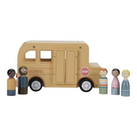 Wooden School Bus Little Dutch