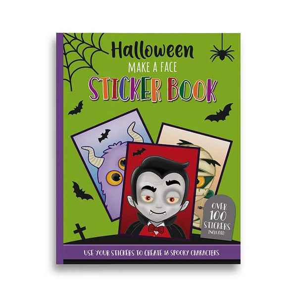 Halloween Make a Face Sticker Book