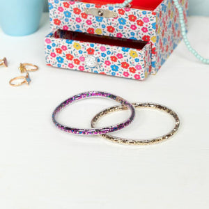 Set of 2 Glitter Bracelets