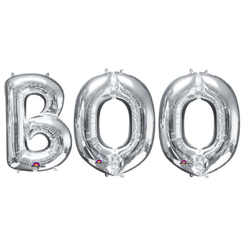 BOO Balloons Silver