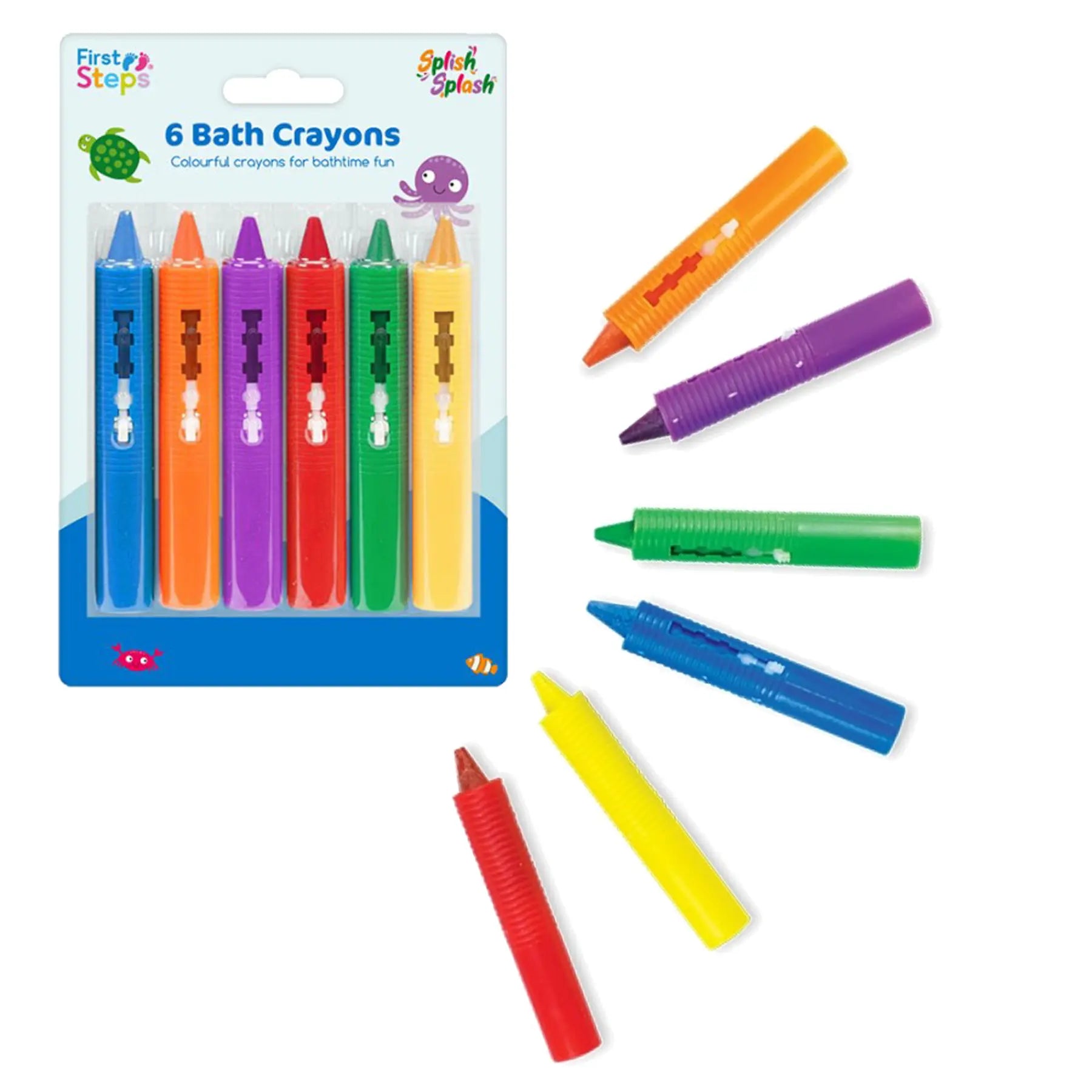 Fun Bath Crayons (6 Pack)