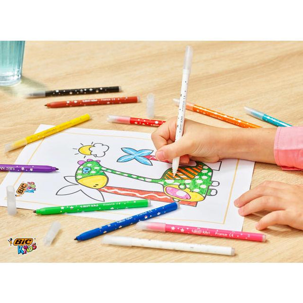 BIC Kids colouring Magic Felt Pens (12 Pack)