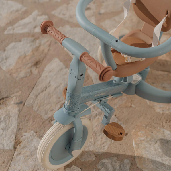 Little Dutch 4 in 1 Tricycle with push bar Blue Trike