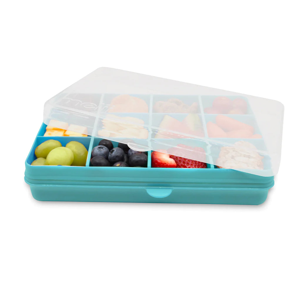 Snackle Snack Compartment Box (Grey, Pink or Aqua) – Panda & Pip.