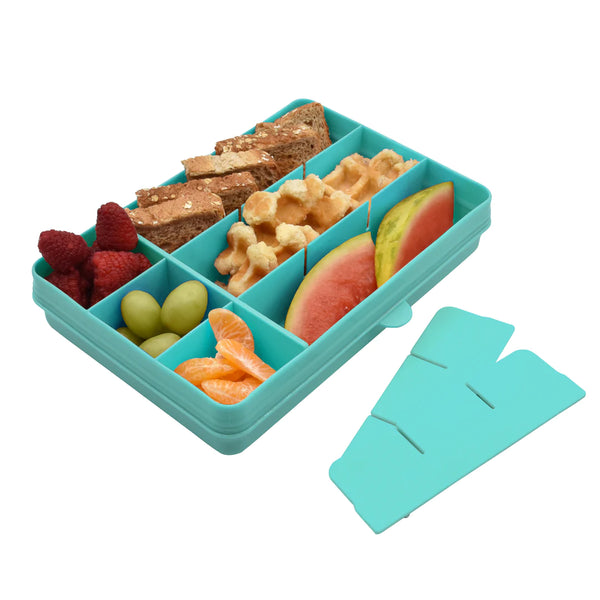 Snackle Snack Compartment Box (Grey, Pink or Aqua)