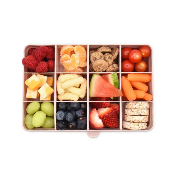 Snackle Snack Compartment Box (Grey, Pink or Aqua)
