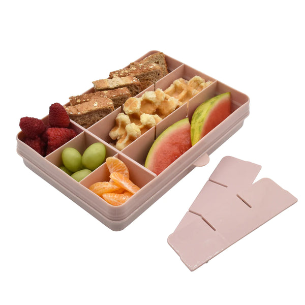 Snackle Snack Compartment Box (Grey, Pink or Aqua)