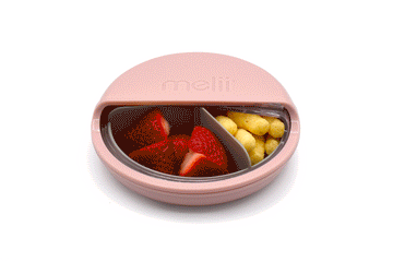 Spinning Snack Compartment Box (Pink or Aqua)