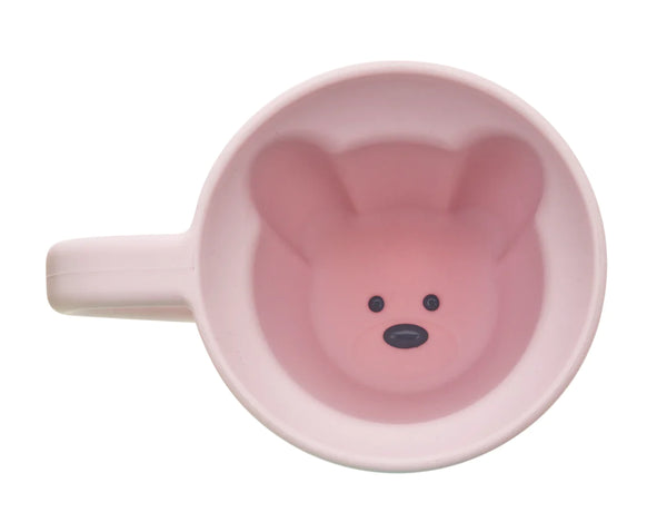 Silicone Bear Mug (Aqua or Pink)