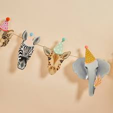 Safari Animals Party | Party Animal Garland 2M
