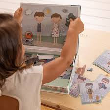 Little Dutch Magnetic Play Board Rosa & Jim