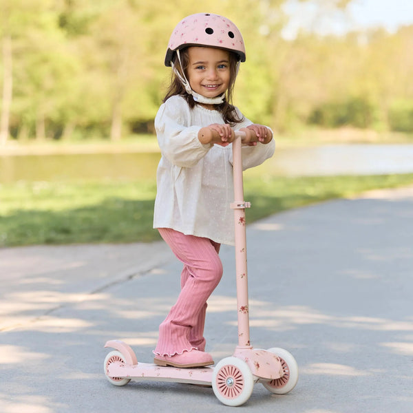 Little Dutch 3 Wheel Pink Flower Floral Scooter