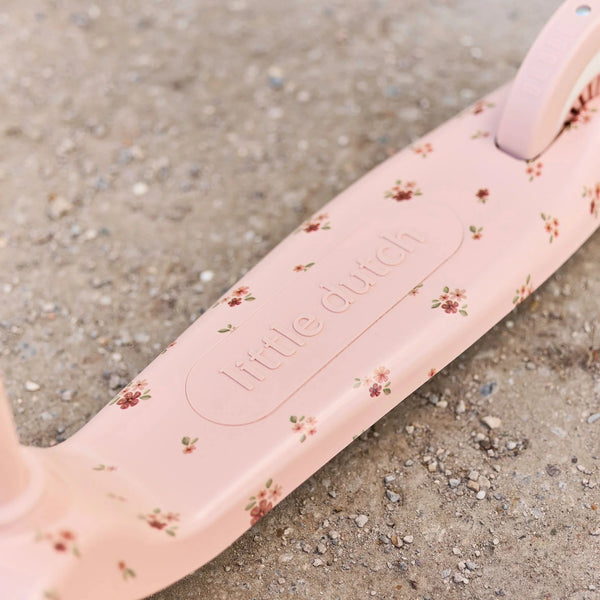 Little Dutch 3 Wheel Pink Flower Floral Scooter