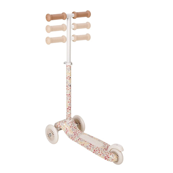 Little Dutch 3 Wheel White Floral Flower Scooter