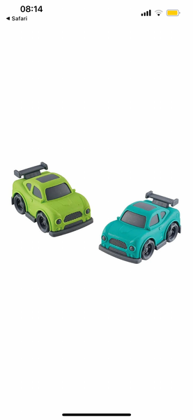 Bioplastic Twin Pack Car | 9cm