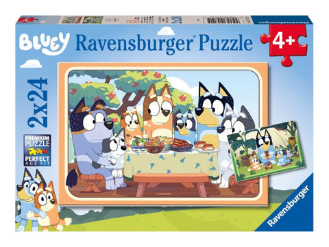 Bluey 2x 24 Piece Jigsaw Puzzle