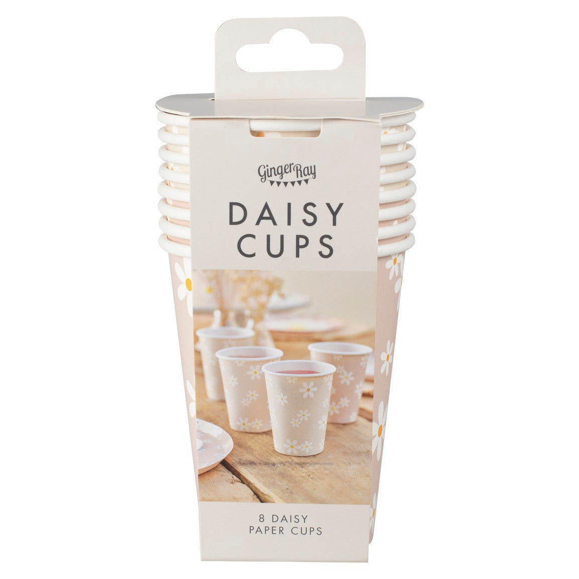 Daisy Floral Paper Cups