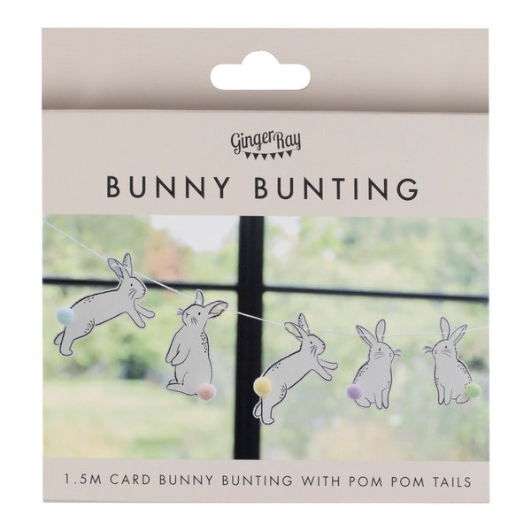Easter Bunny Pom Pom Garland Bunting