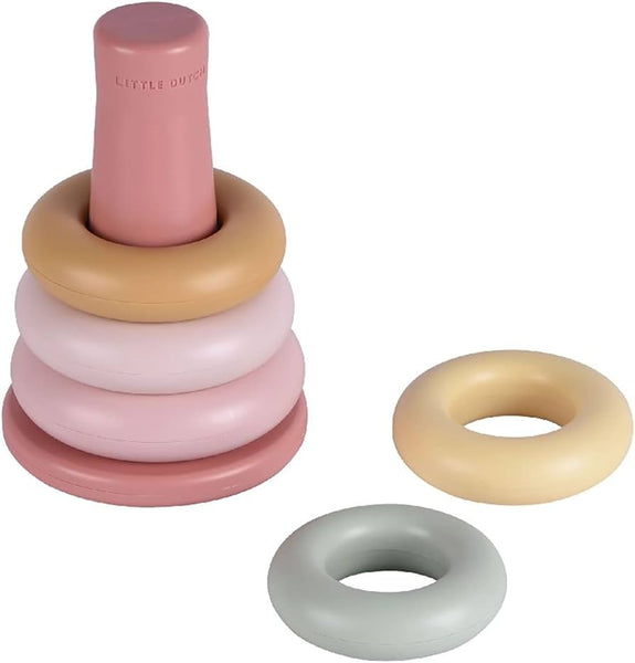 Little Dutch Pink Stacking Ring Plastic