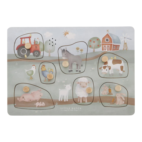 PRE-ORDER Little Dutch Farm - Sound Puzzle