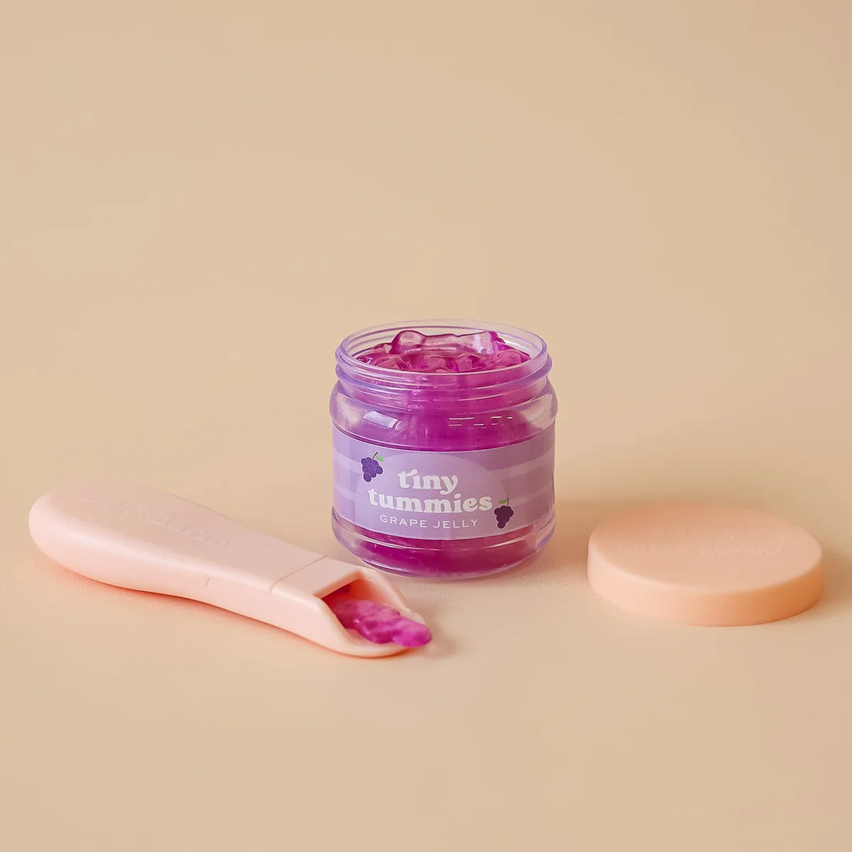 Tiny Tummies Food Jars and Spoon Set - Grape Jelly