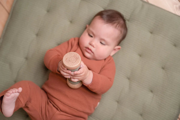Little Dutch Farm Wooden Rain Maker Rattle