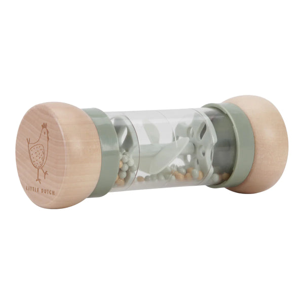 Little Dutch Farm Wooden Rain Maker Rattle