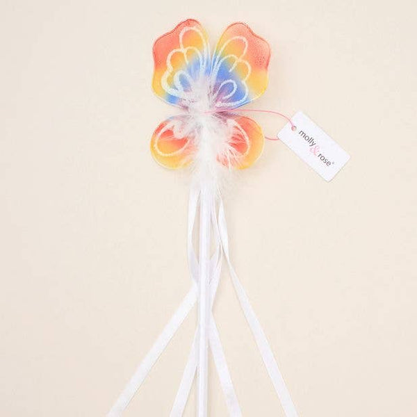 Rainbow Butterfly Wand
